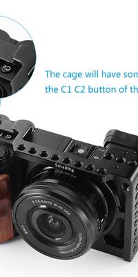 Sony A6000/A6300/A6500 ILCE-6000/ILCE-6300/ILCE-A6500/Nex-7 Camera Cage